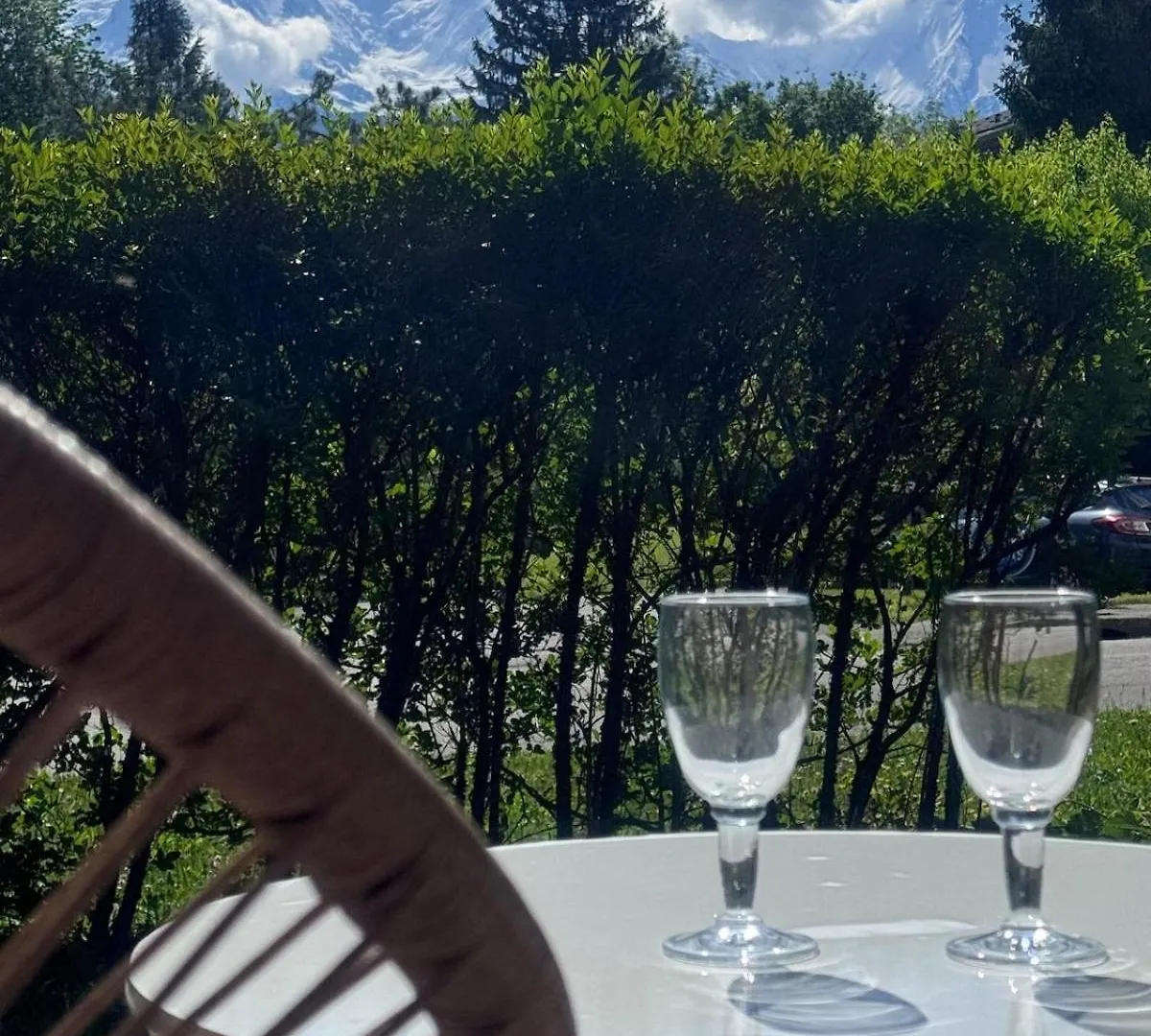 Lägenhet Joli Studio Avec Terrasse Sallanches Frankrike